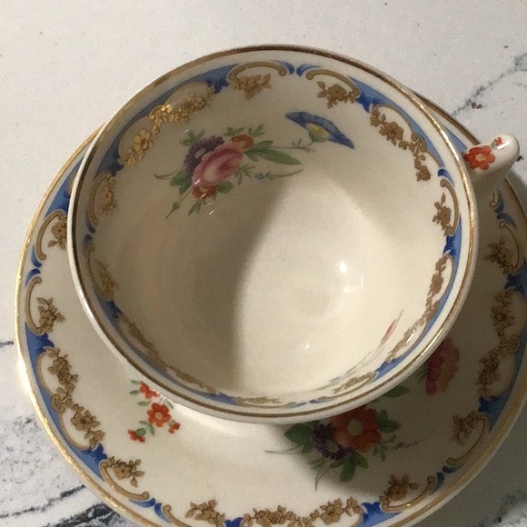 Set of 2 cup and saucers Old Ivory Syracuse China - Picture 2 of 6